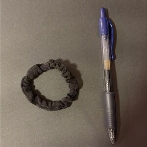 LIKE NEW - Small black scrunchie